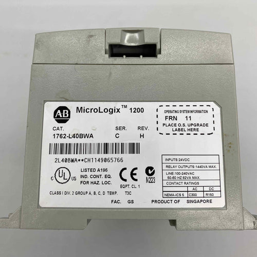 ALLEN BRADLEY 1762-L40BWA MICRO LOGIX PLC