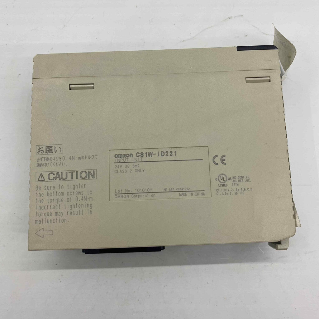 OMRON CS1W-ID231 İNPUT MODÜL PLC