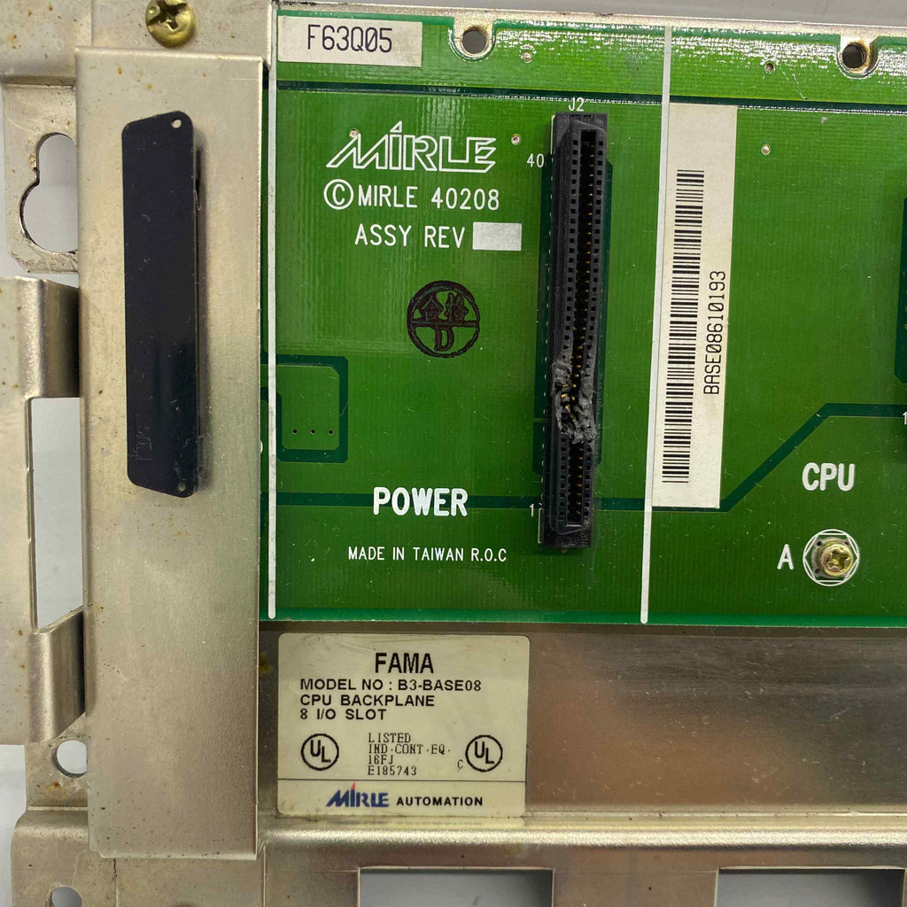 FAMA B3-BASE08  8Lİ I/O SLOT PLC TERMİNAL BLOK