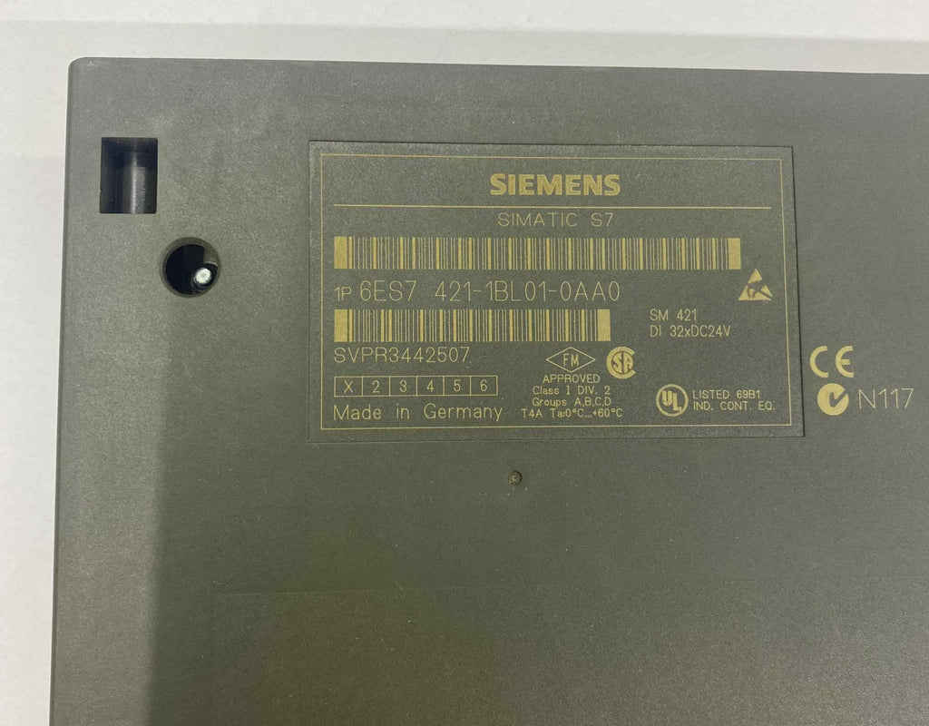 SIEMENS 6ES7 421-1BL01-0AA0  PLC