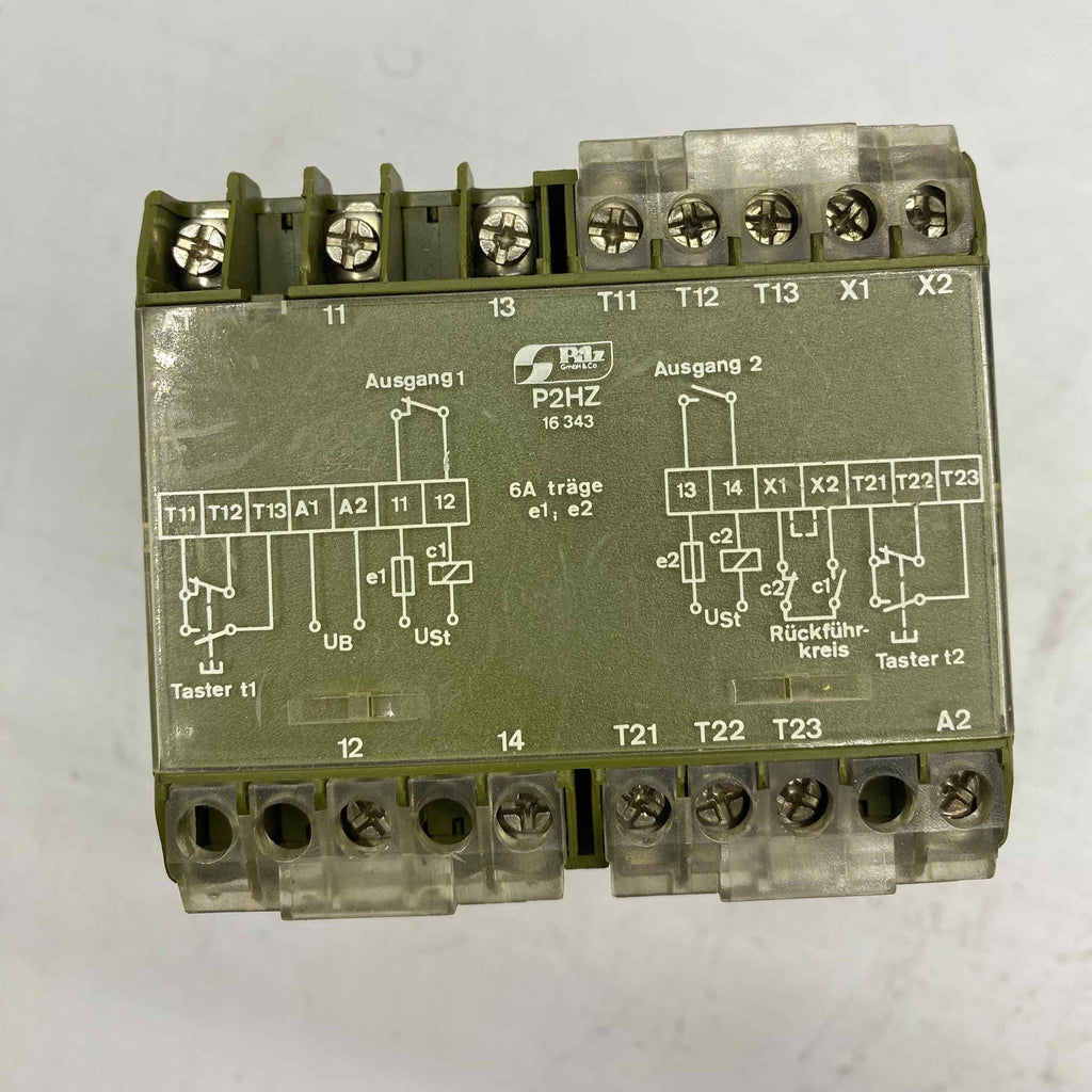 PILZ P2HZ 220V-1A-1R EMNIYET ROLESI 474162-1