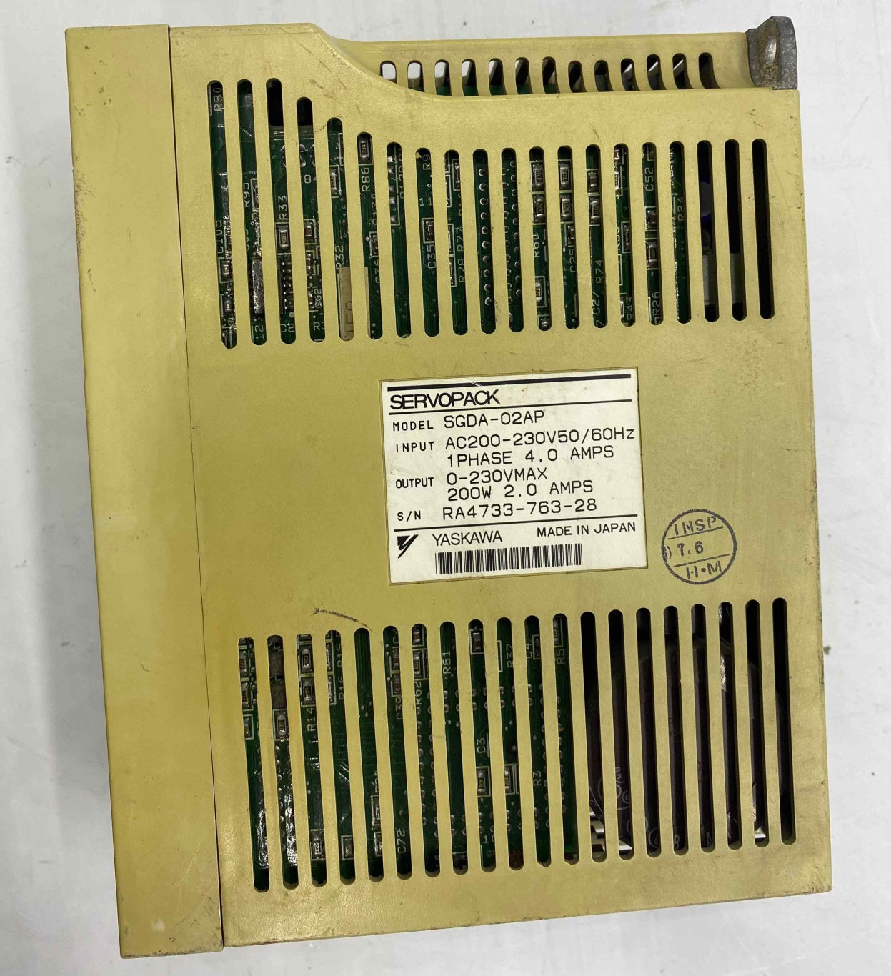 YASKAWA SGDA-02AP 0.2KW 220V SERVO SÜRÜCÜ