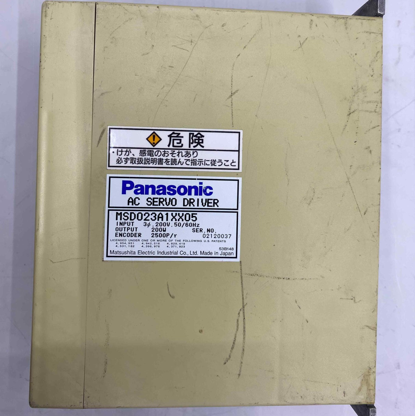 PANASONİC MSD023A1XX05 0.20KW 220V SERVO SÜRÜCÜ