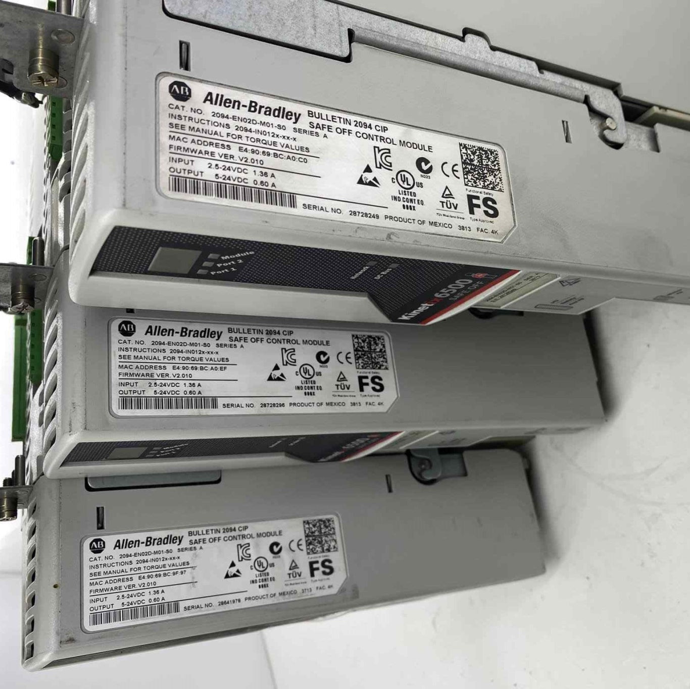 ALLEN BRADLEY 2094-BM01-M 8.6A 650VDC  9A SERVO SÜRÜCÜ