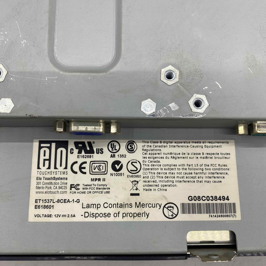 ELO ET1537L-8CEA-1-G E618601 TOUCH PANEL EKRAN