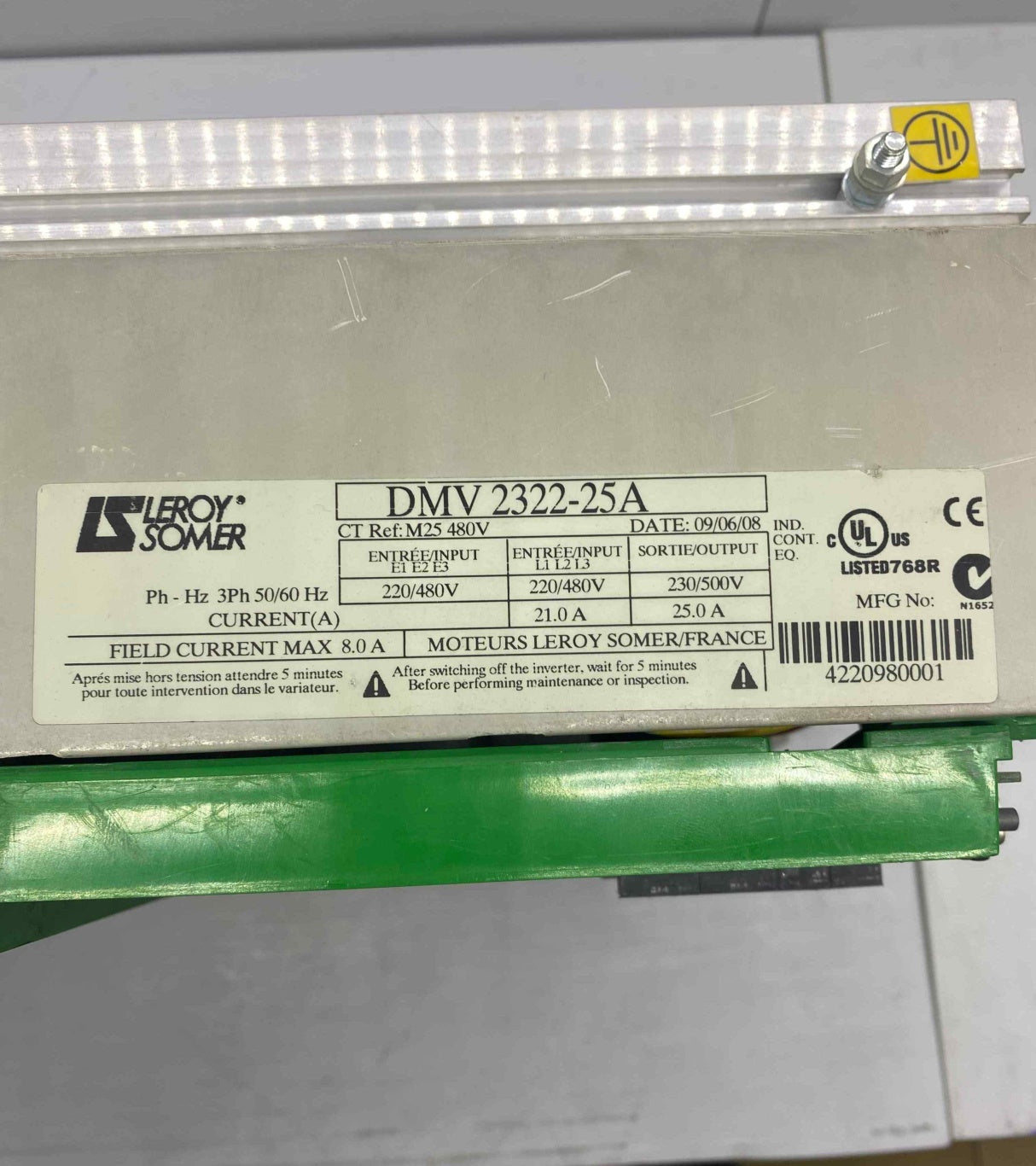 LEROY SOMER DMV 2322-25A 25A 380V (MENTOR II) DC SÜRÜCÜ