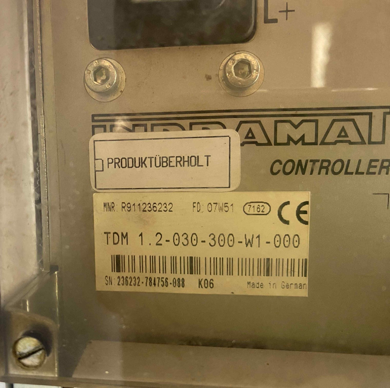INDRAMAT TDM 1.2-030-300-W1-000  SERVO SÜRÜCÜ