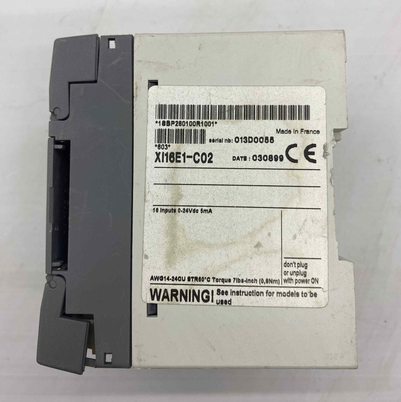 ABB XI16E1-C02 16X DİG. İNPUT PLC
