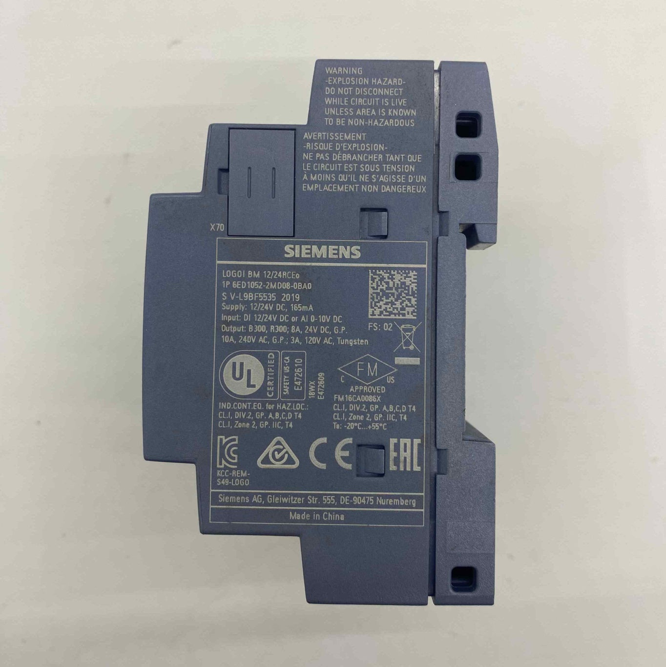 SIEMENS 6ED1 052-2MD08-0BA0 6ED1052-2MD08-0BA0  PLC MODUL