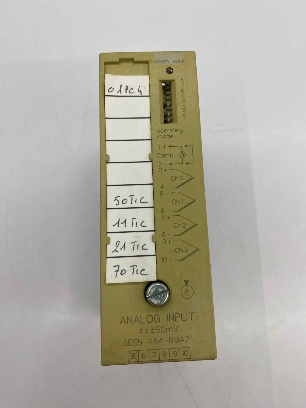 SIEMENS 6ES5 464-8MA21   PLC MODUL