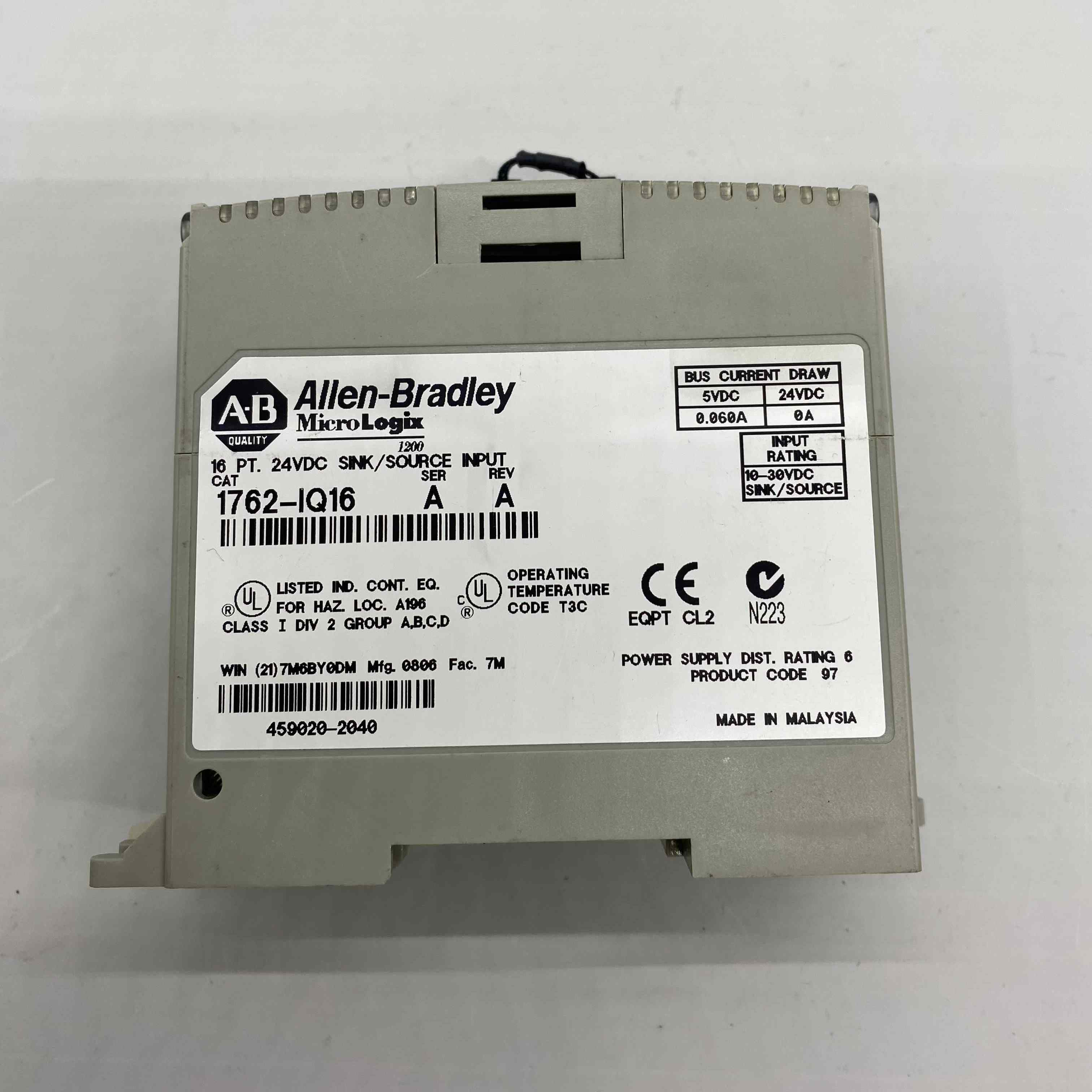 ALLEN BRADLEY 1762-IQ16 I/O MODÜL PLC