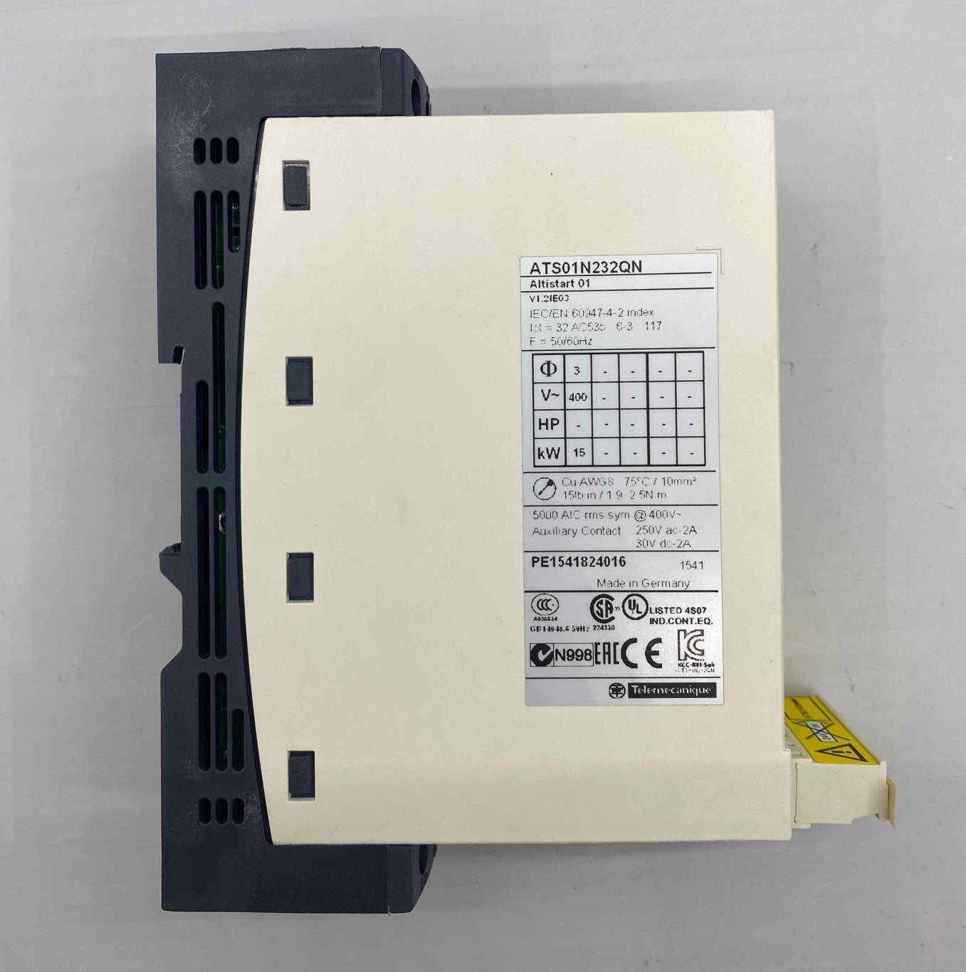 SCHNEIDER ATS01N232QN SOFTSTARTER 15KW 380V SIFIR