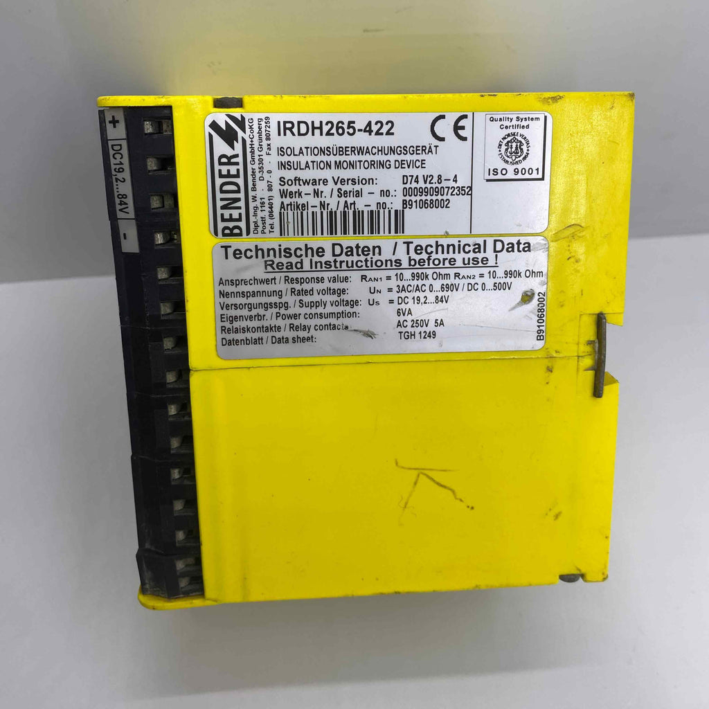 BENDER IRDH265-422 MODUL ISOMETER