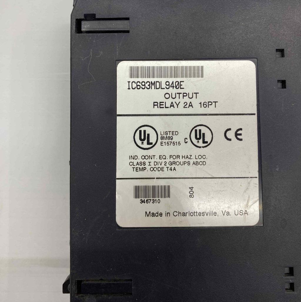 GE FANUC IC693MDL940E  PLC