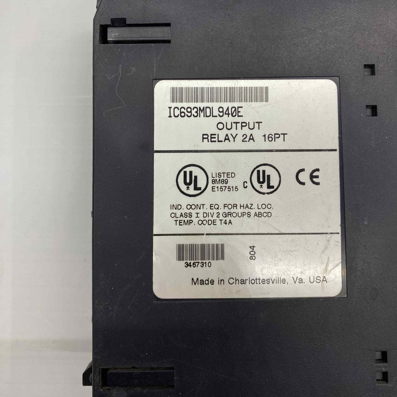 GE FANUC IC693MDL940E  PLC