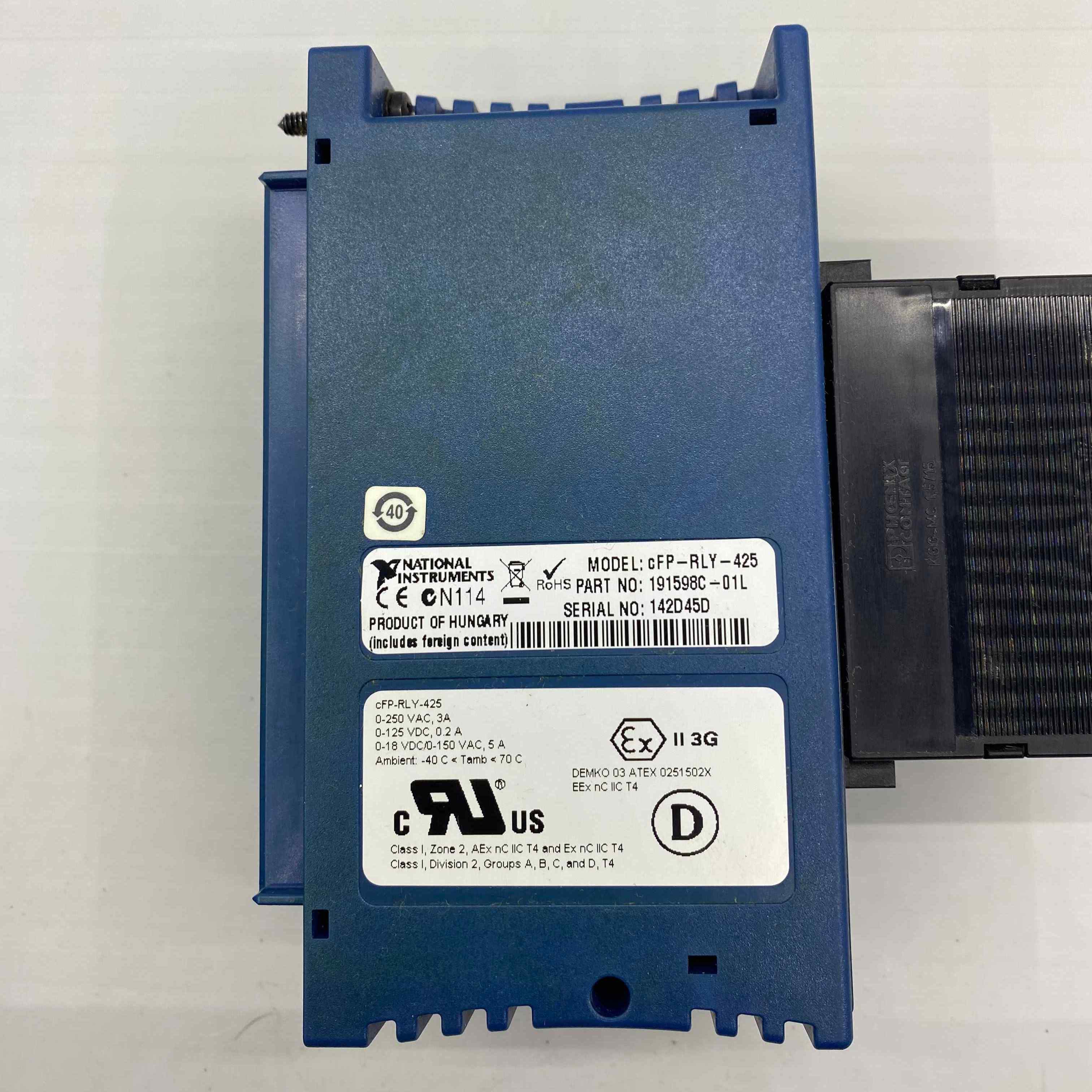 NATIONAL INSTRUMENTS CFP-RLY-425 DIG. OUTPUT PLC