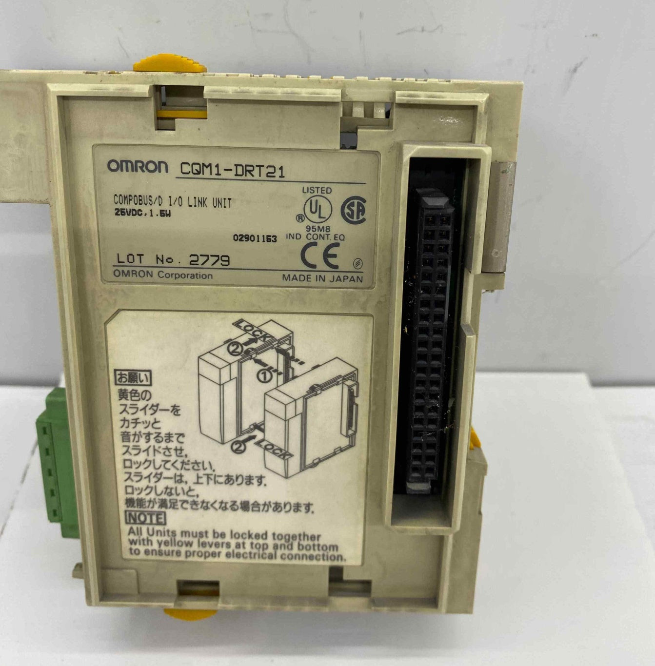 OMRON CQM1-DRT21 HABERLEŞME PLC