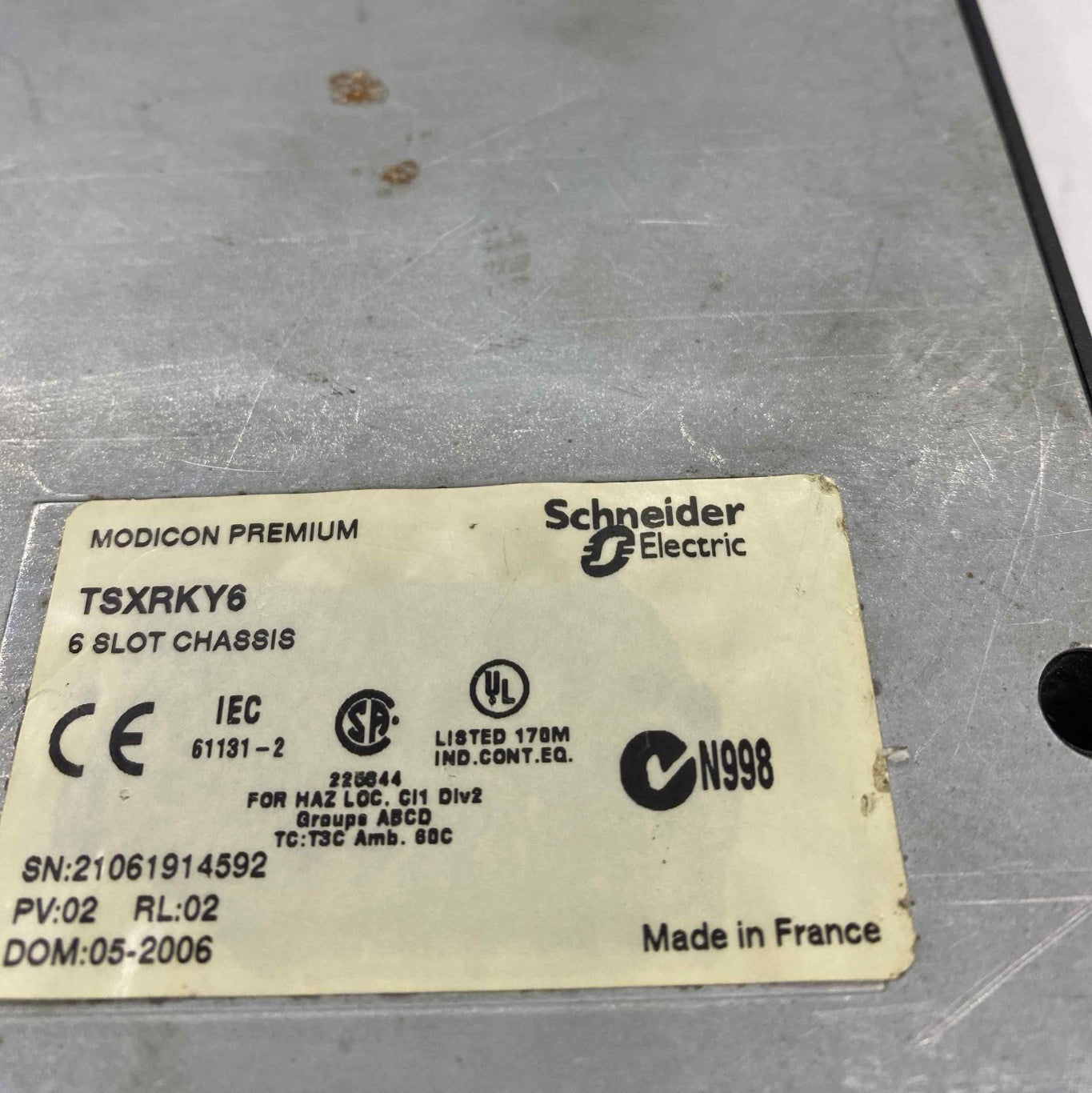 SCHNEİDER TSXRKY6  PLC TERMİNAL BLOĞU