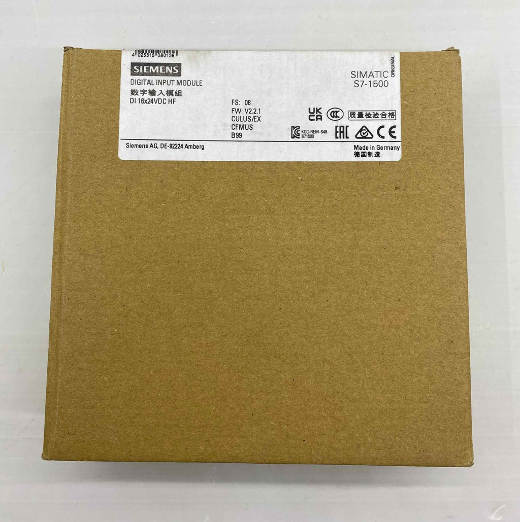 SIEMENS 6ES7521-1BH00-0AB0 DİG. İNPUT 16X 1İ SIFIR PLC