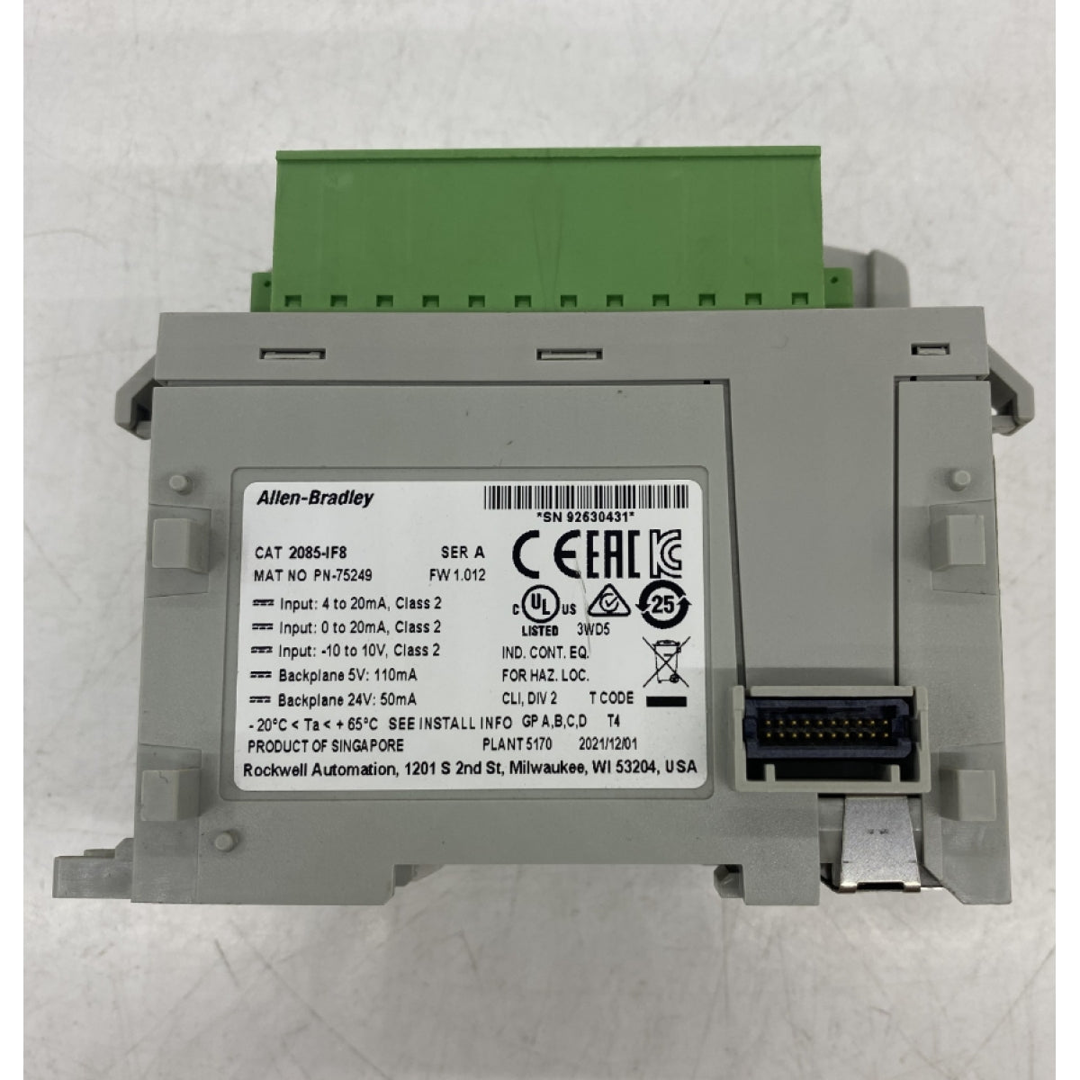 ALLEN BRADLEY 2085-IF8 ANALOGES EINGANGSMODUL