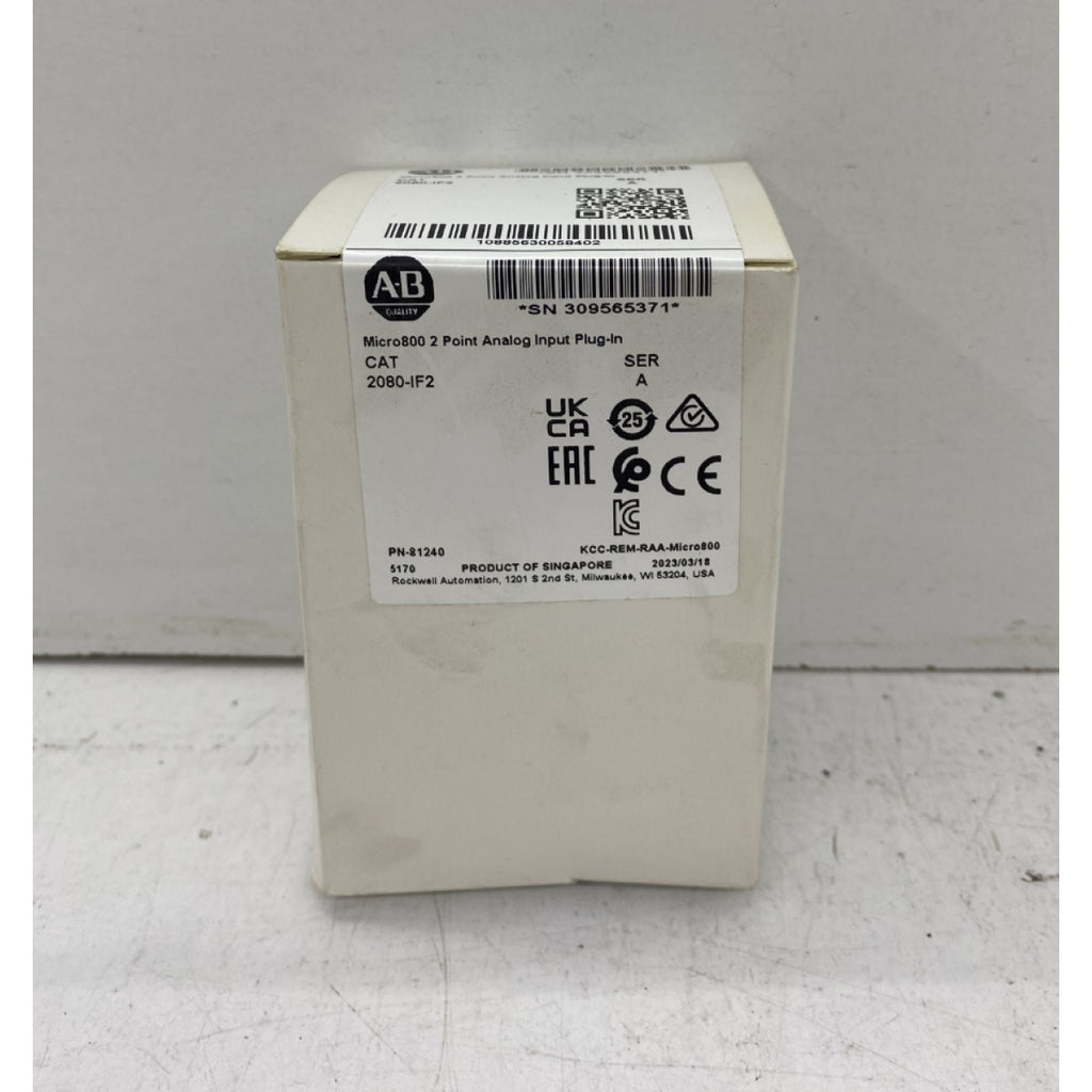 ALLEN BRADLEY 2080-IF2 ANALOG INPUT MODUL