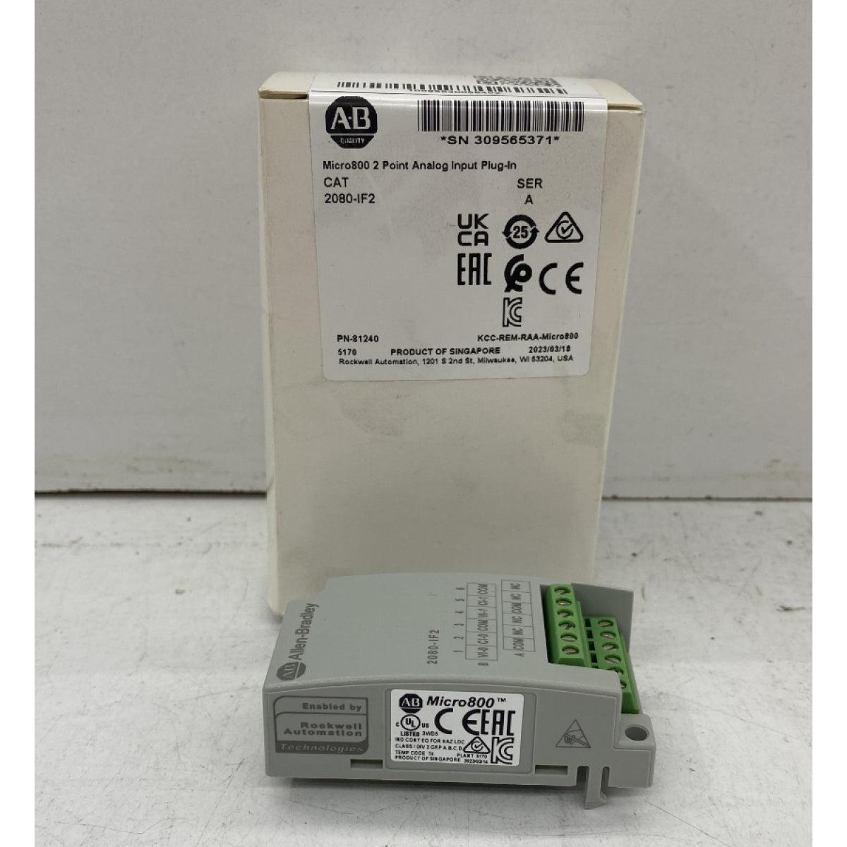 ALLEN BRADLEY 2080-IF2 ANALOG INPUT MODUL