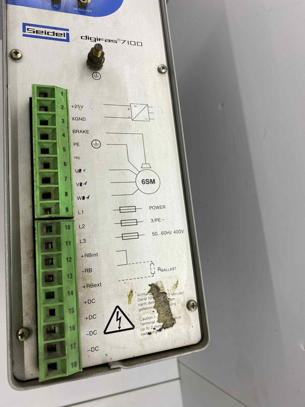 SEİDEL - DİGİFAS 7100 - 7116 16A 380V SERVO SÜRÜCÜ