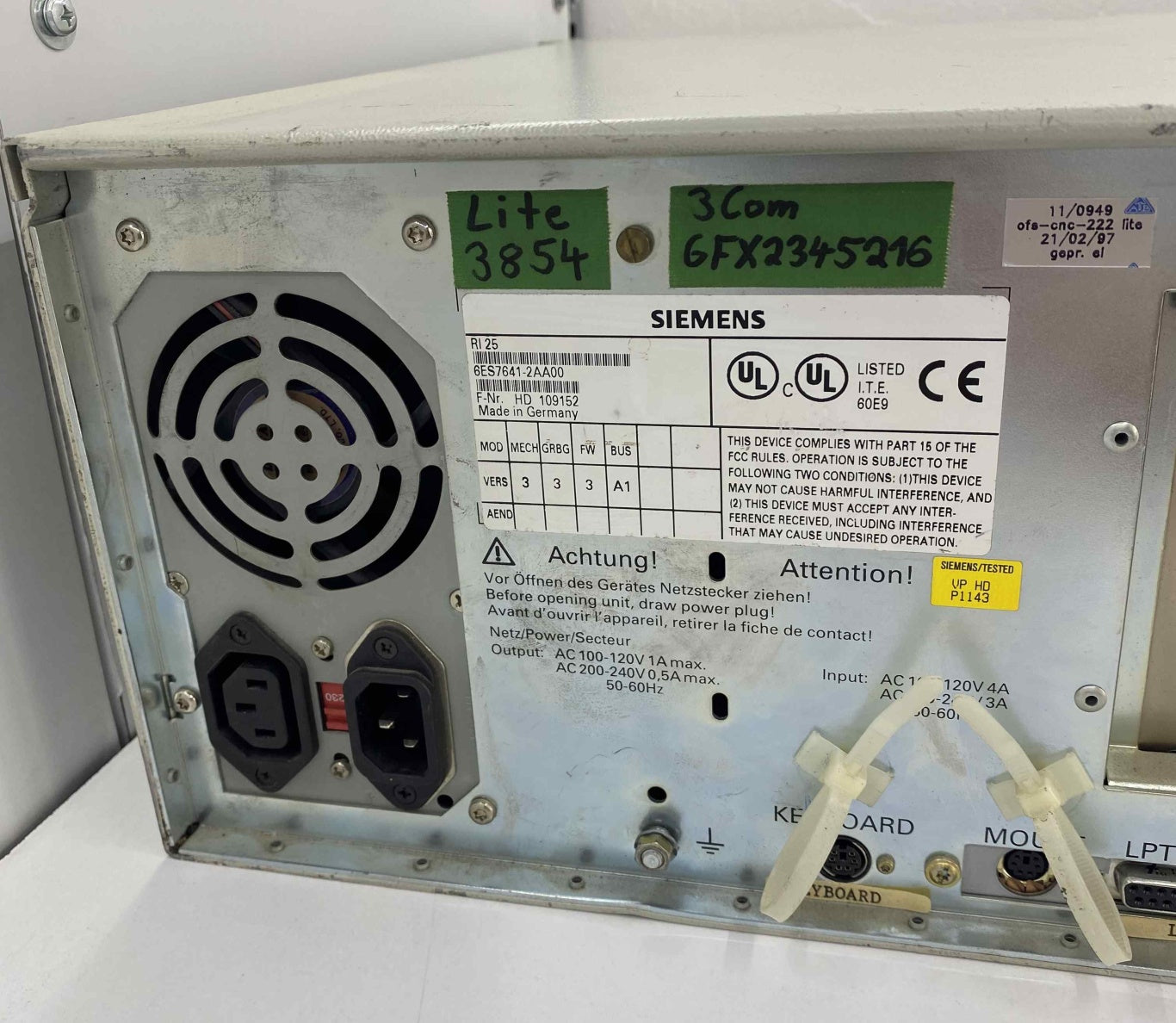 SIEMENS 6ES7641-2AA00  ENDÜSTİRİYEL PC