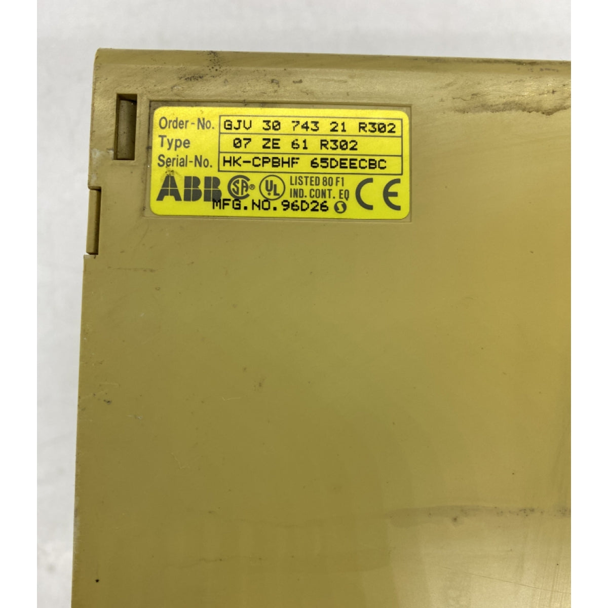 ABB 07 ZE 61   PLC