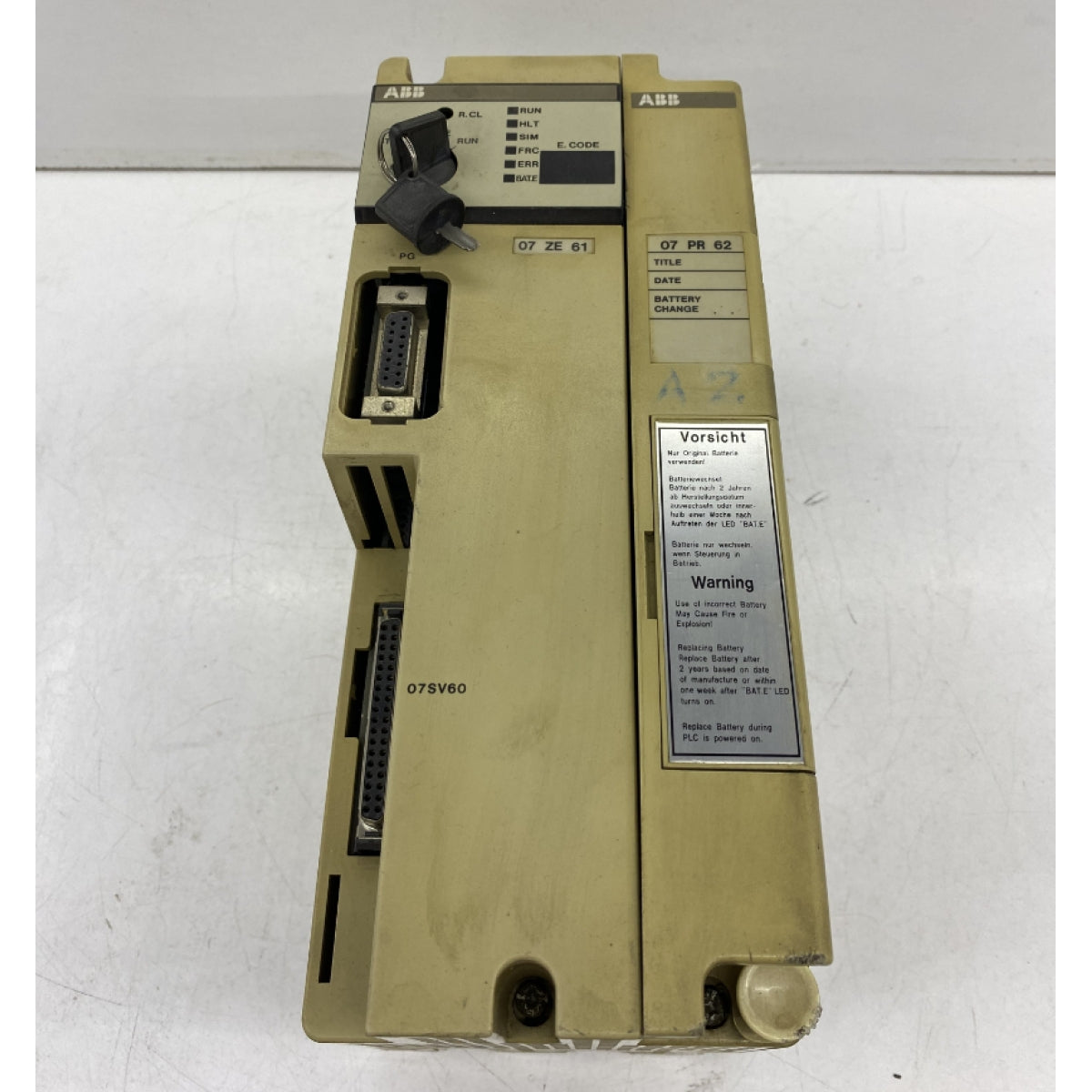 ABB 07 PR 62  PLC
