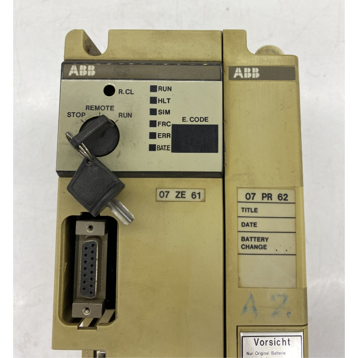 ABB 07 PR 62  PLC