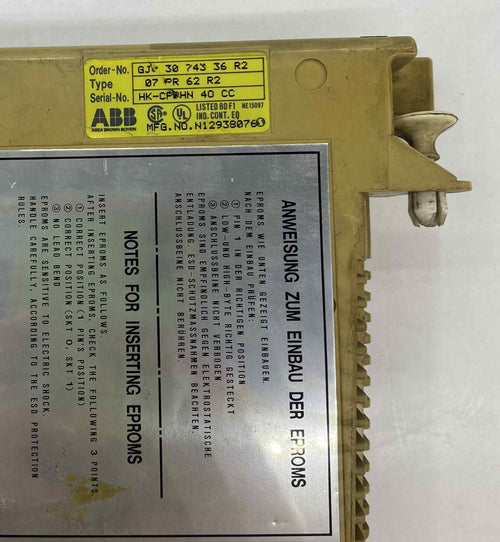 ABB 07 PR 62  PLC