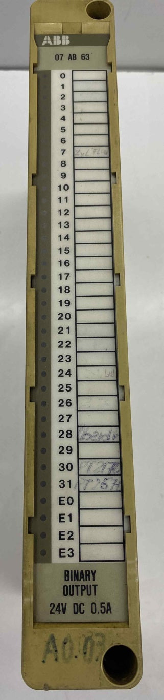 ABB 07 AB 63   PLC