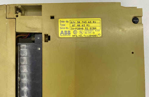 ABB 07 AB 63   PLC