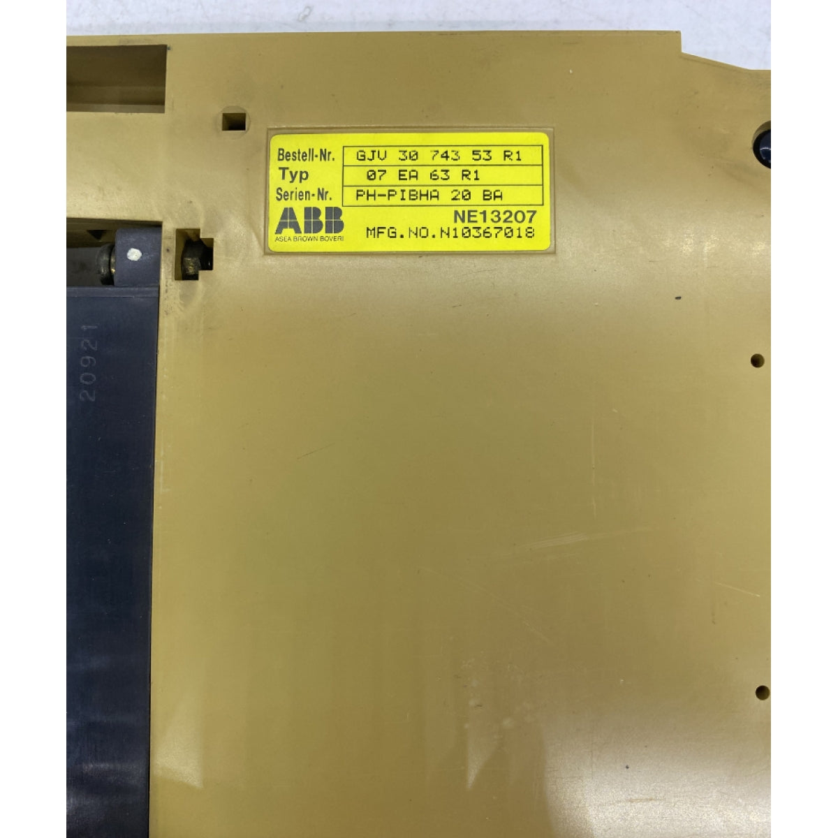 ABB 07 EA 63   PLC