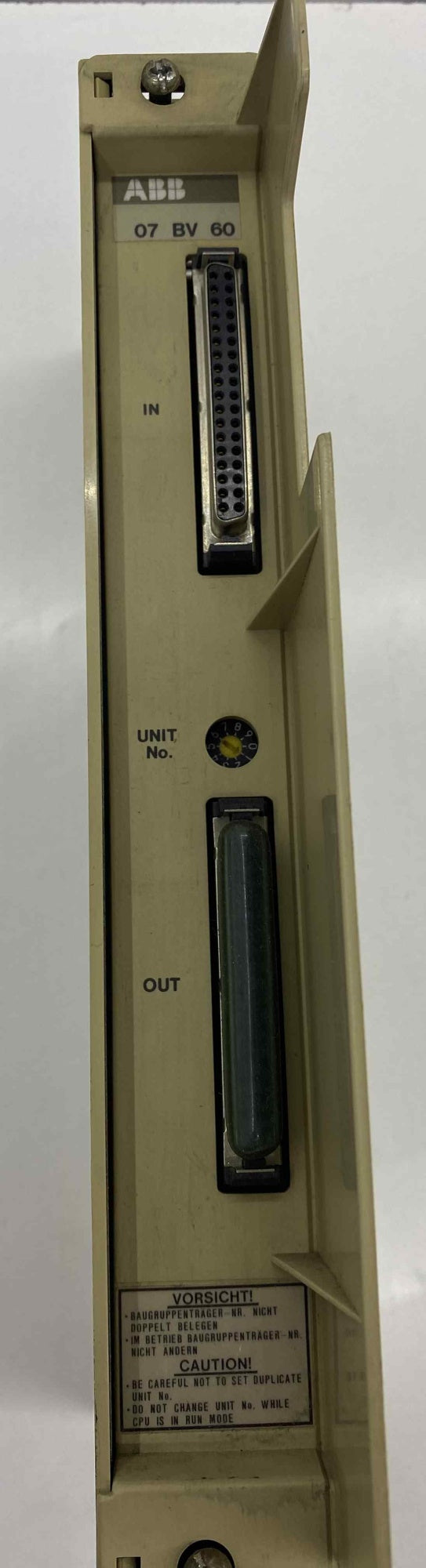 ABB 07 BV 60  PLC
