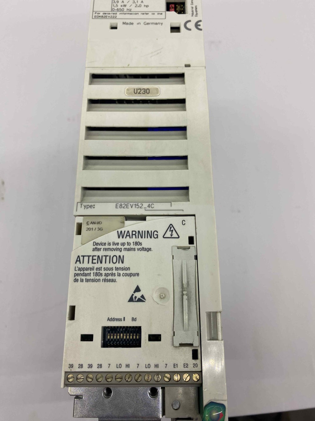 LENZE E82EV152-4C 1.5KW 380V SÜRÜCÜ