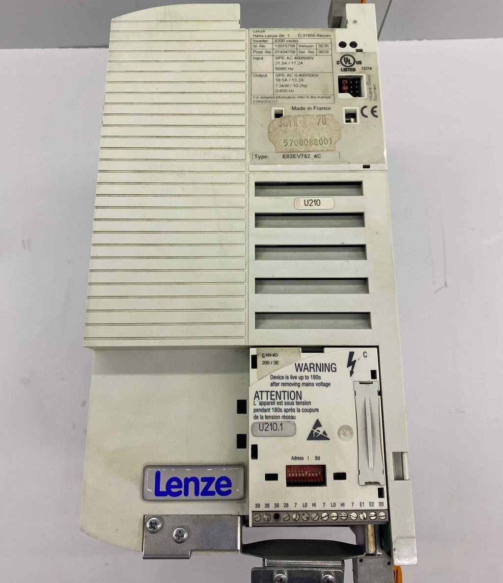 LENZE E82EV752-4C 7.5KW 380V SÜRÜCÜ