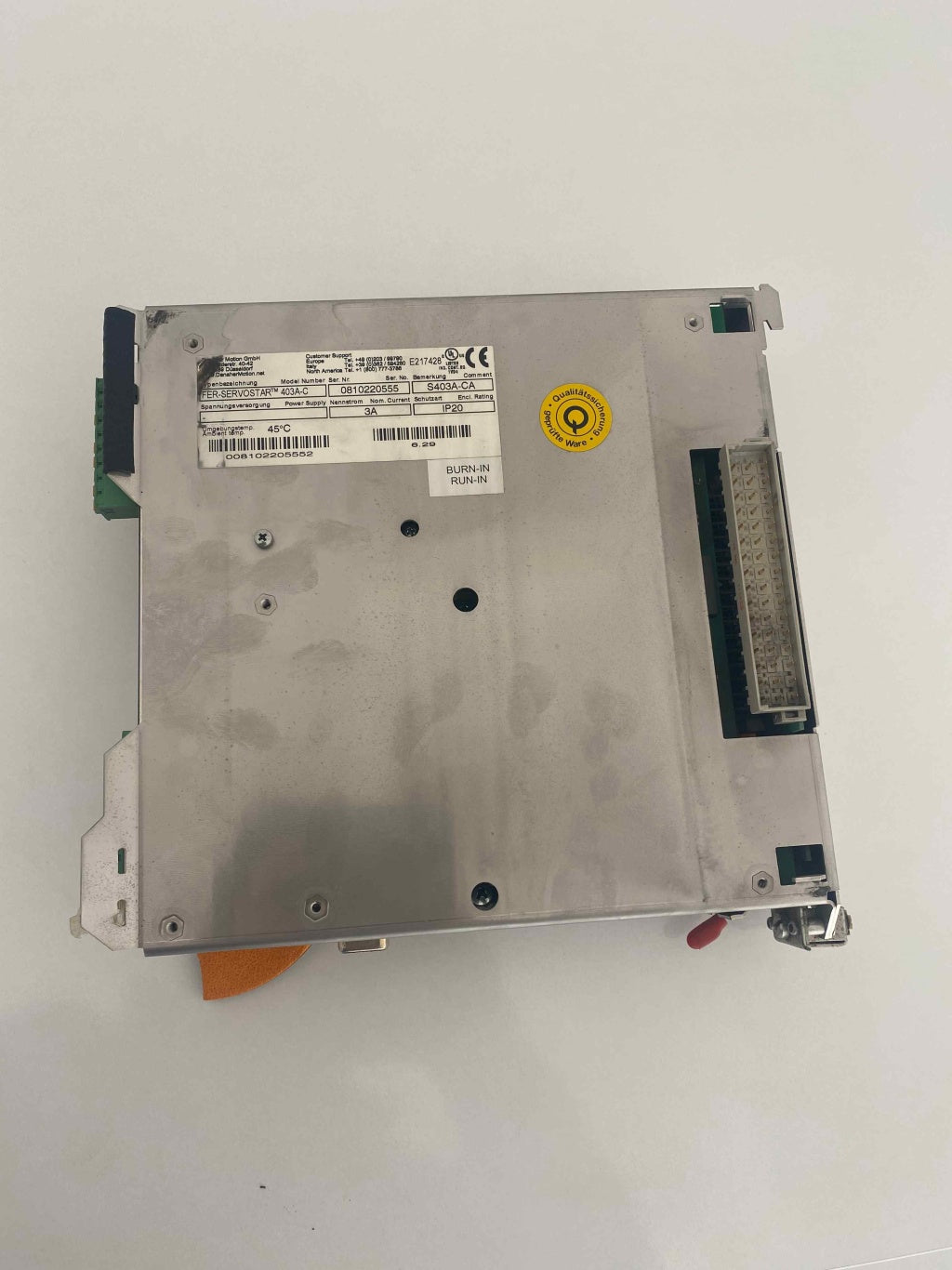 KOLLMORGEN S403A-CA S403A-CA SERVO SÜRÜCÜ