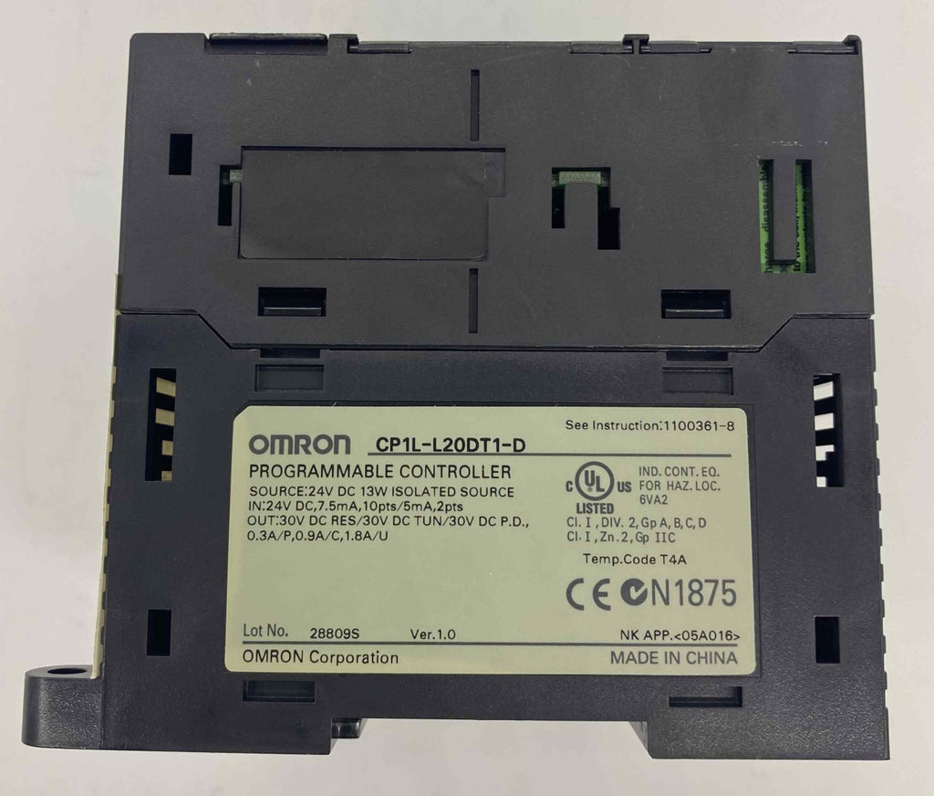 KBA OMRON CP1L-L20DT1-D  PLC