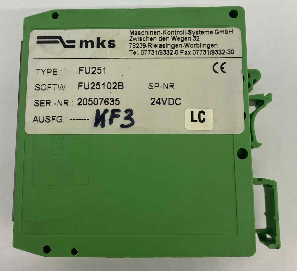 MKS MKS FU251 HABERLESME
