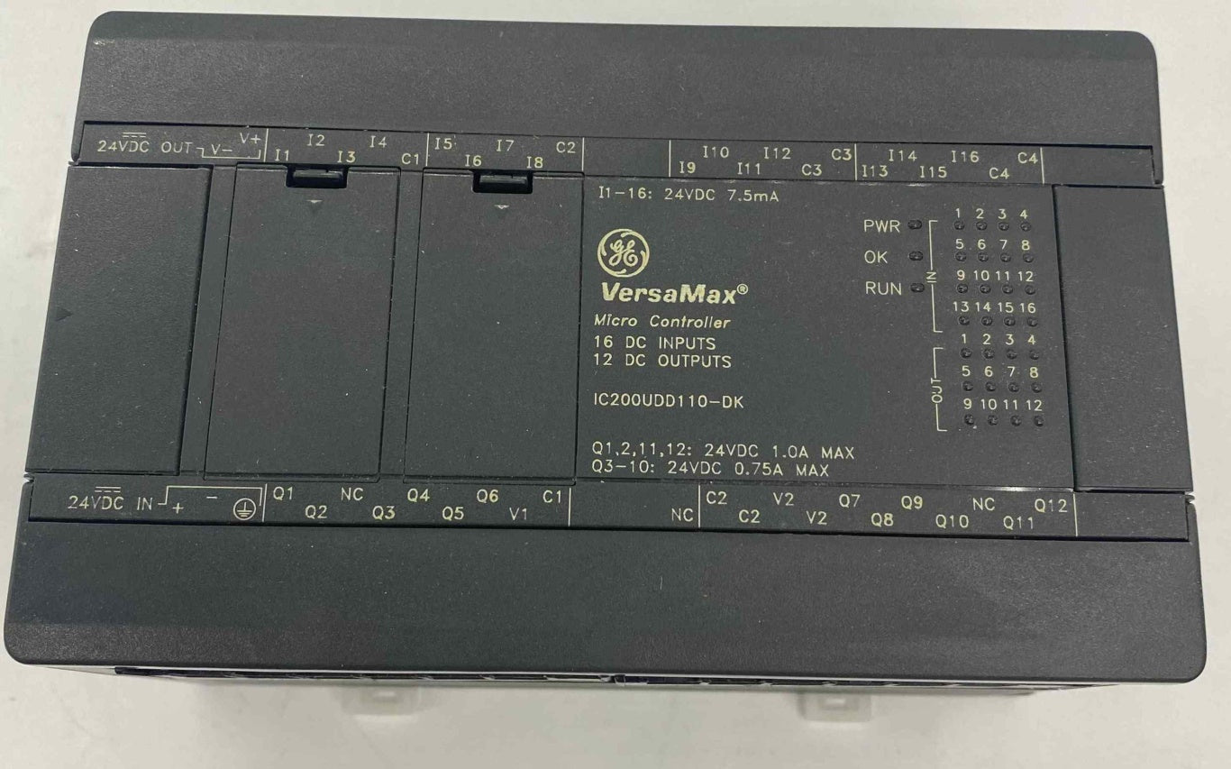 GE FANUC IC200UDD110-DK VERSAMAX 16 İN 12 OUT PLC