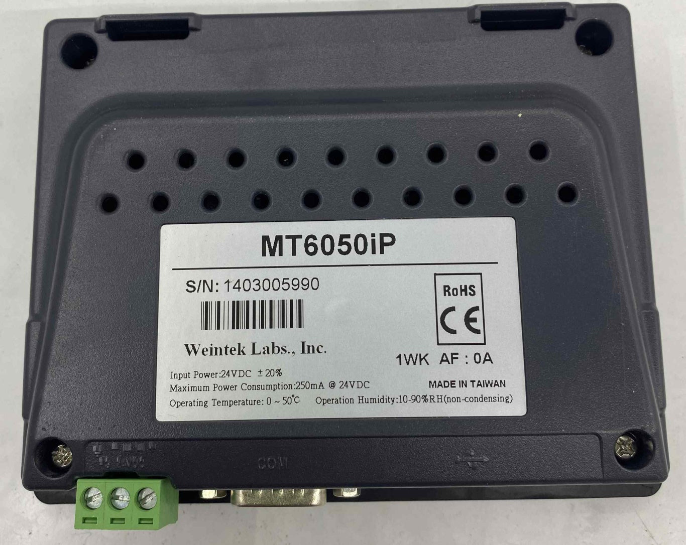 WEİNTEK MT6050İP  EKRAN