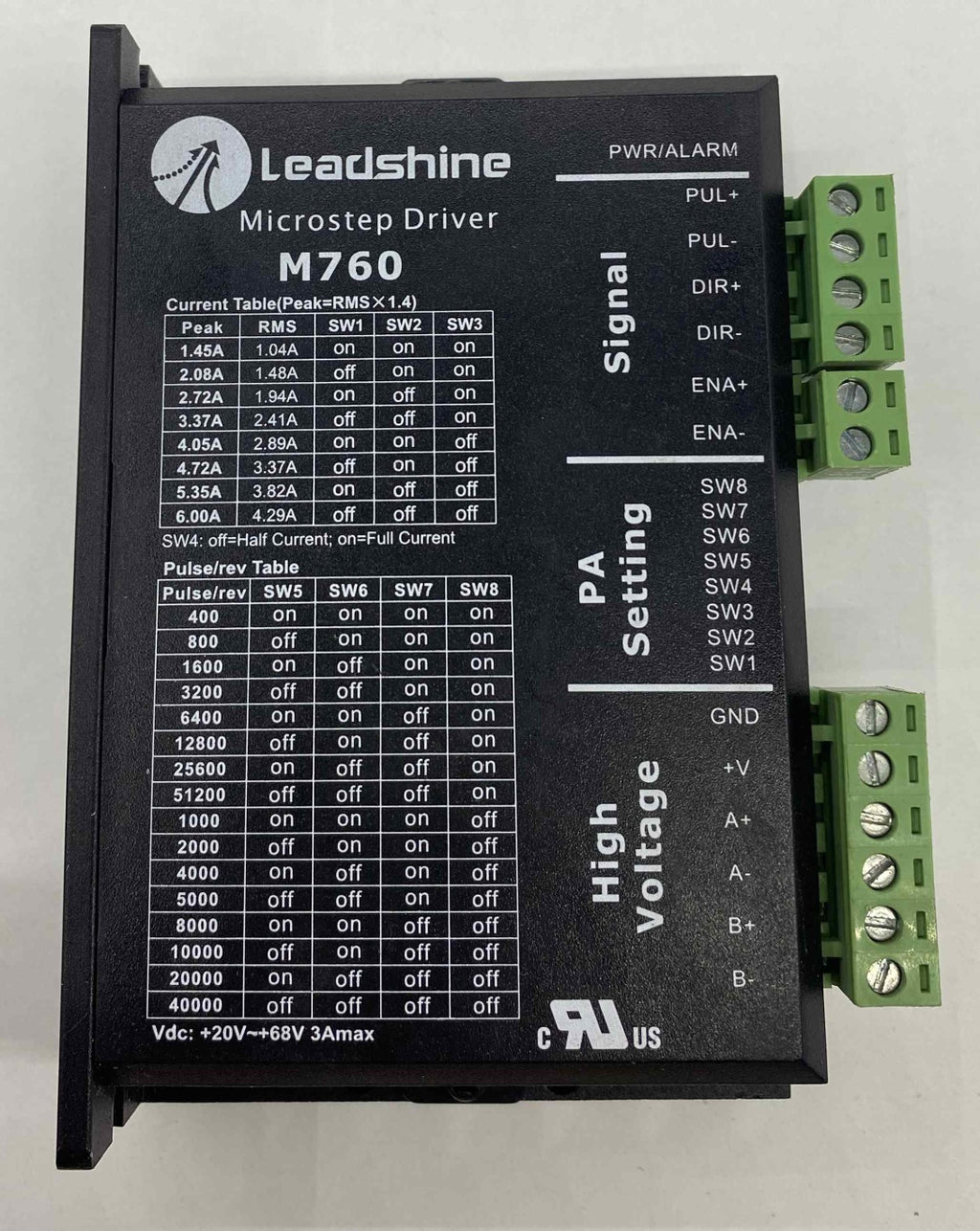 LEADSHİNE MİCROSTEP DRİVER M760  SÜRÜCÜ