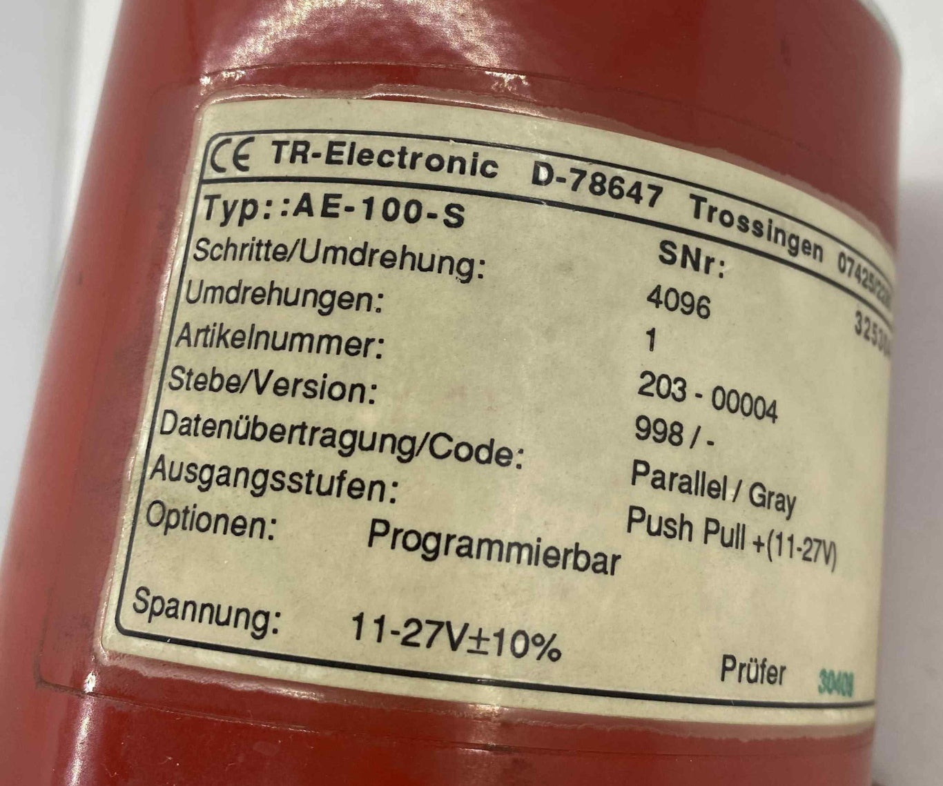 TR ELECTIERONIC AE-100-S ENCODER