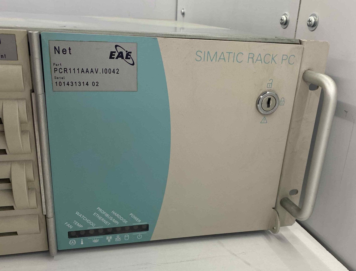 SIEMENS PCR111AAAV.10042 10143131402 EAE SİMATİC RACK PC ENDÜSTİRİYEL PC
