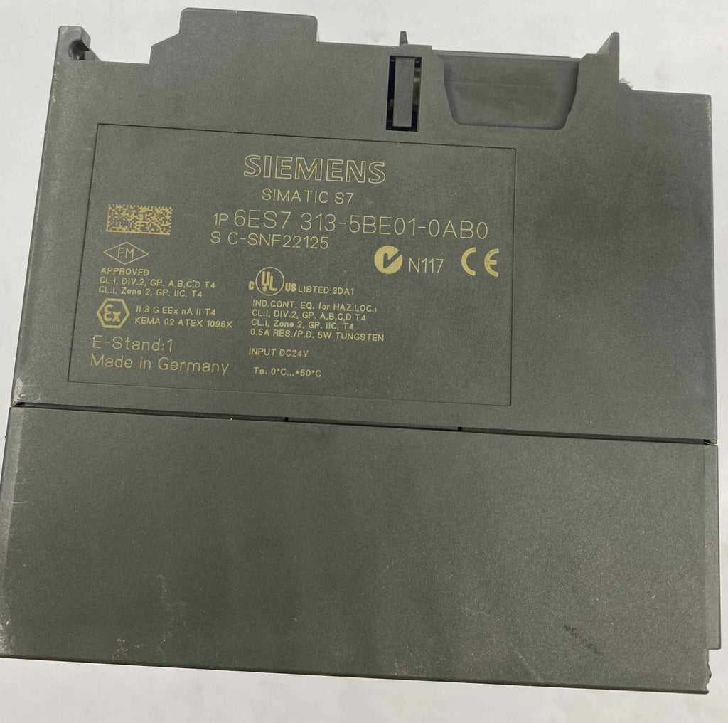 SIEMENS 6ES7 313-5BE01-0AB0 SIMATIC S7-300 PLC