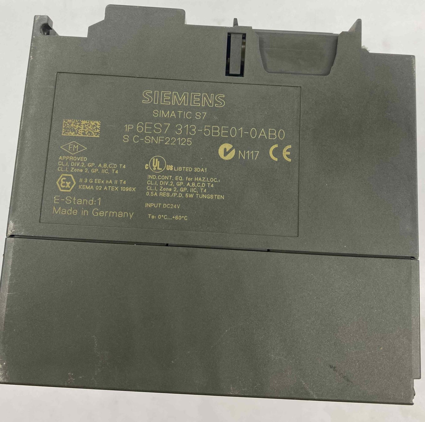 SIEMENS 6ES7 313-5BE01-0AB0 SIMATIC S7-300 PLC