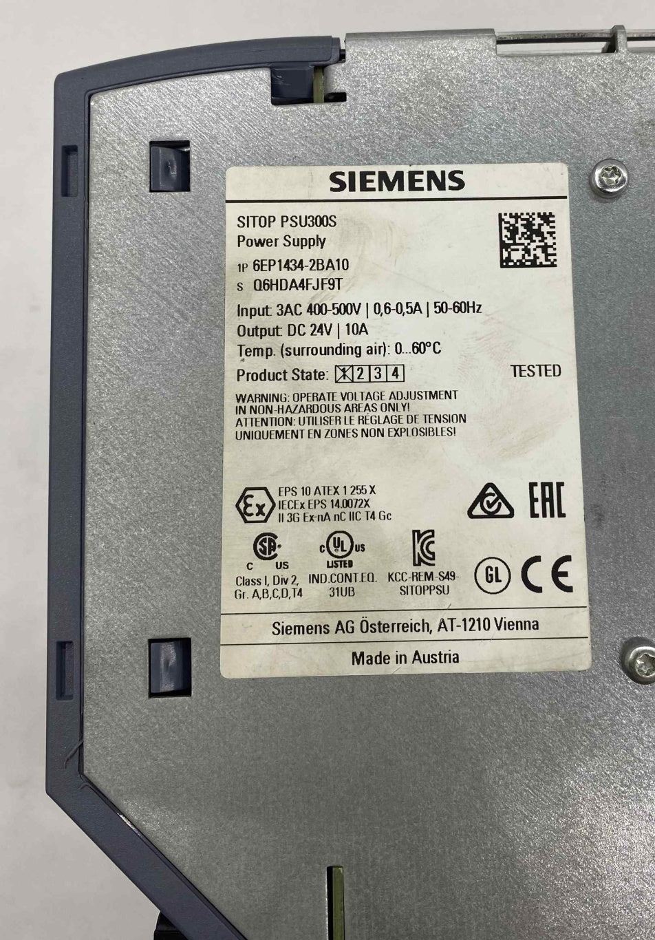 SIEMENS 6EP1434-2BA10 6EP1434-2BA10 500V 10A  GÜÇ KAYNAĞI