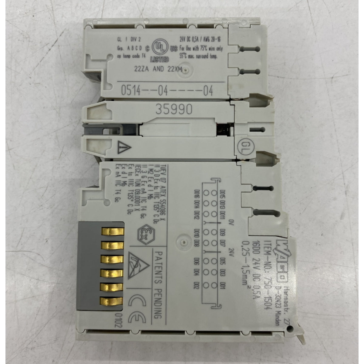 WAGO 750-1504 PLC